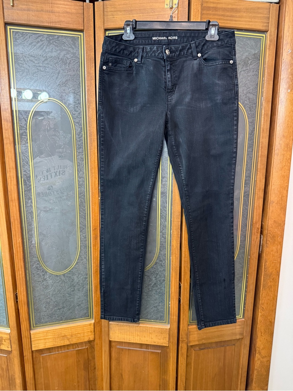 MICHAEL KORS LADIES  Black Skinny Jeans, EUC